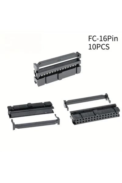 10PCS 2.54MM Pitch 6 Позиция 16Pin Женский разъем IDC Разъем IDC Кабель ленты