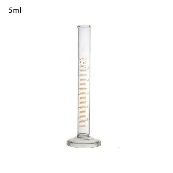 Стеклянный мерный цилиндр, 5ml