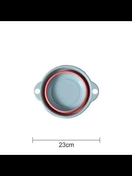 Складной таз голубой 23см, Blue S