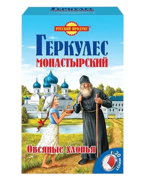 Хлопья Русский продукт Геркулес Монастырский кар. 500 г