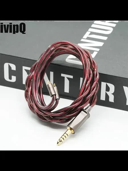 Аудиокабель ivipQ-311, 4.4mm Dual 3.5, красный