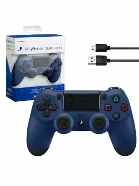 Джойстик (геймпад) беспроводной для PS4 DualShock 4 в коробке с USB-проводом