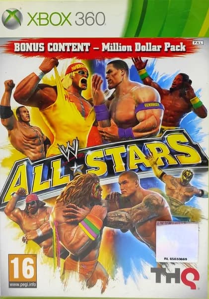 WWE All Stars Английский язык Видеоигра на диске Xbox 360. Товар уцененный