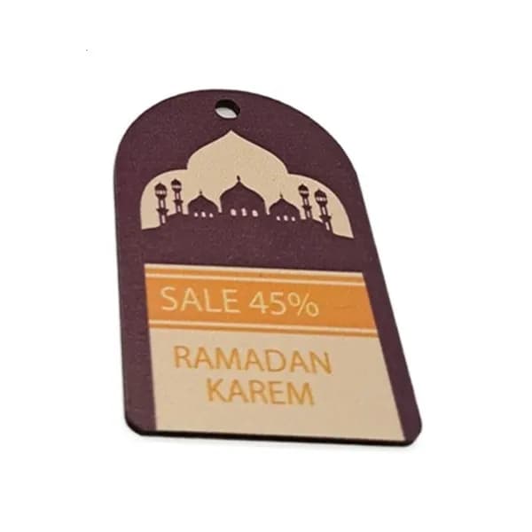 Деревянные подвески "Eid Mubarak" (10 шт.), - No 4
