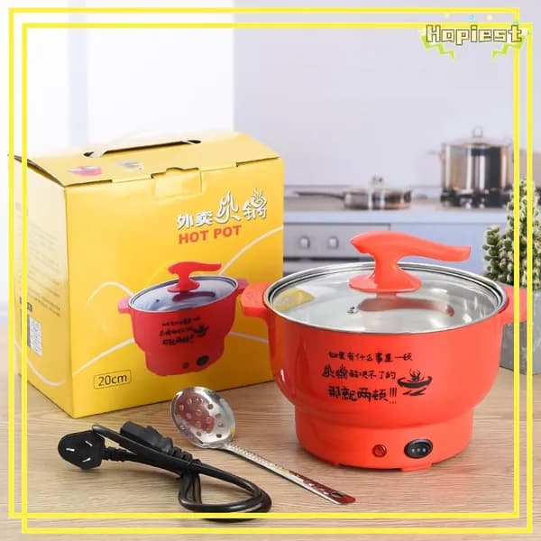 Пароварка электрическая 3113220124214_HAPI_H2W8K4, красный