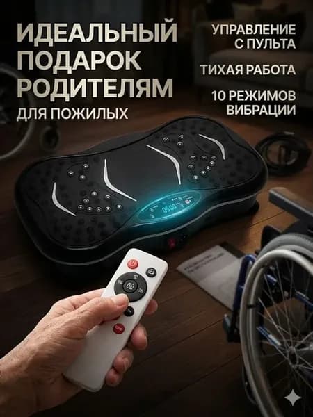 Компактный тренажёр для ног под столом, 99 скоростей
