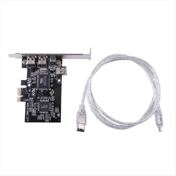 (S T N Z) 4 порта PCIe (3 6-контактных + 1 4-контактный) Firewire 800 Карта адаптера IEEE 1394 Высокоскоростной кабель Мбит/с с 6-контактным на 4-контактный разъем