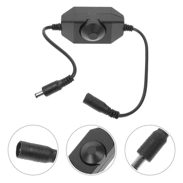 Пластиковый диммер для лампы с поворотной ручкой, управление подсветкой led
