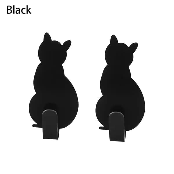 2pcs Кошка Шаблон Крючки