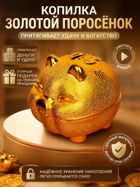 Копилка для денег, 10х10 см, 1 шт