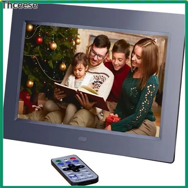 Цифровая фоторамка Andoer, 10 дюймов, HD, с пультом управления для дома и офиса