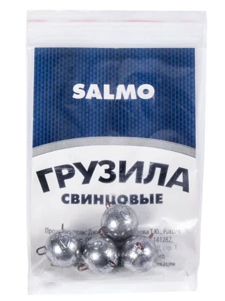 Груз-головки Salmo ЧЕБУРАШКА с развернутым ушком 30 гр, 4 шт.