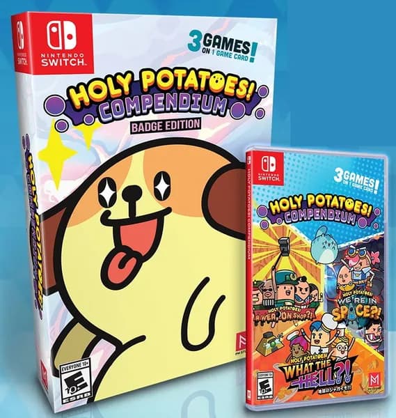 Игра Holy Potatoes Compendium Badge Edition 3 в 1 Switch Русская Версия Картридж на Nintendo Switch