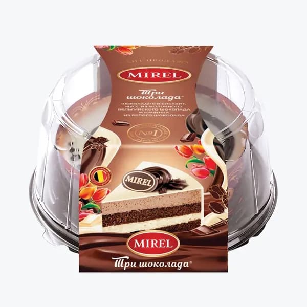 Торт Три шоколада 750 г, Mirel