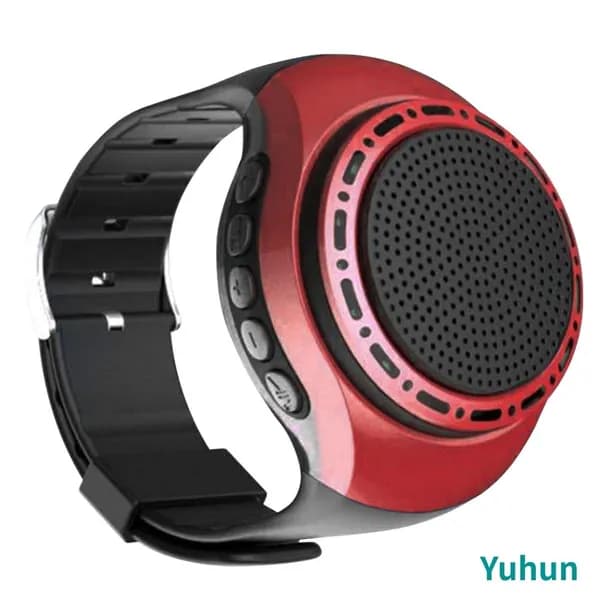 Беспроводная Bluetooth-колонка для велосипеда на запястье с подсветкой