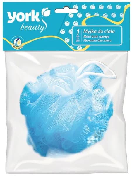 Мочалка York beauty для тела, нейлоновая
