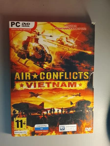 Диск с винтажной игрой для слабого ПК Air conflicts, Vietnam