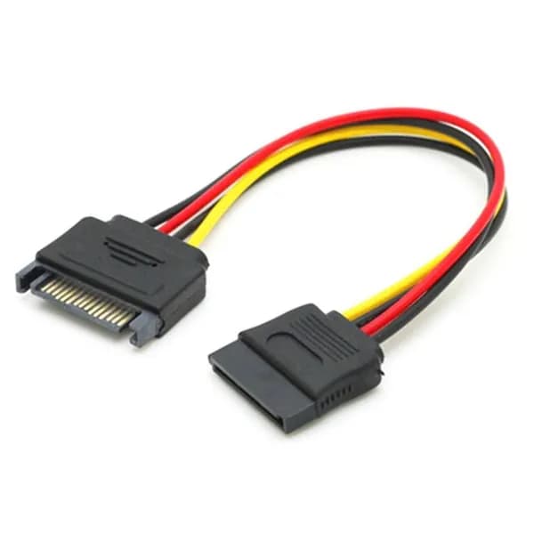 1шт для SATA 15-контактный Кабель Расширения Жесткого Диска от мужчины к женщине 20 см