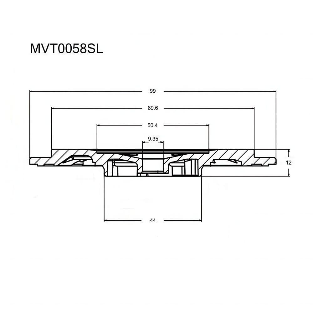 Маслоотражатель турбокомпрессора, арт MVT0058SL