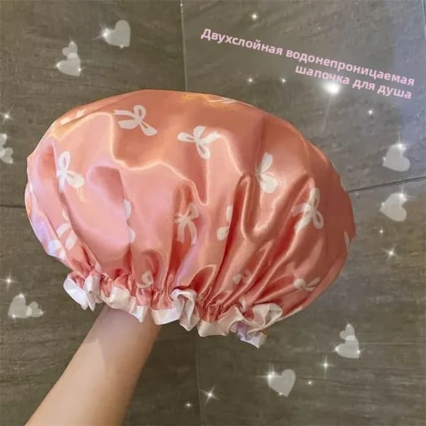 Шапочка для душа розовый Шапочка для душа