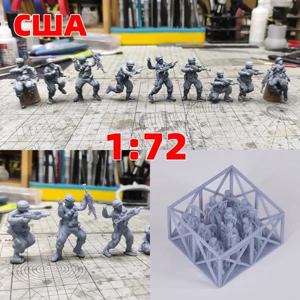 Cor 1/72 сборная модель солдат