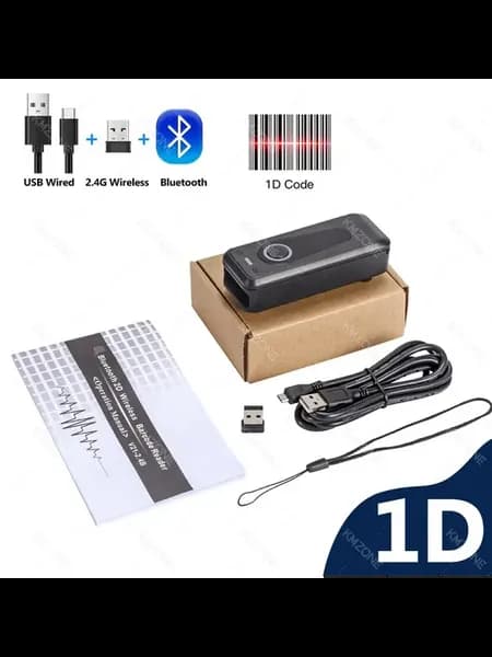 Мини беспроводной сканер штрих-кода Bluetooth 1D Scanner