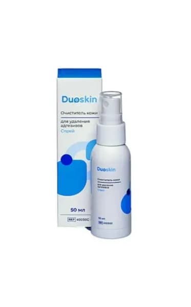 Очиститель-антиклей для кожи вокруг стомы Дуоскин (Duoskin 40050C) для удаления адгезивов, флакон-спрей 50 мл.