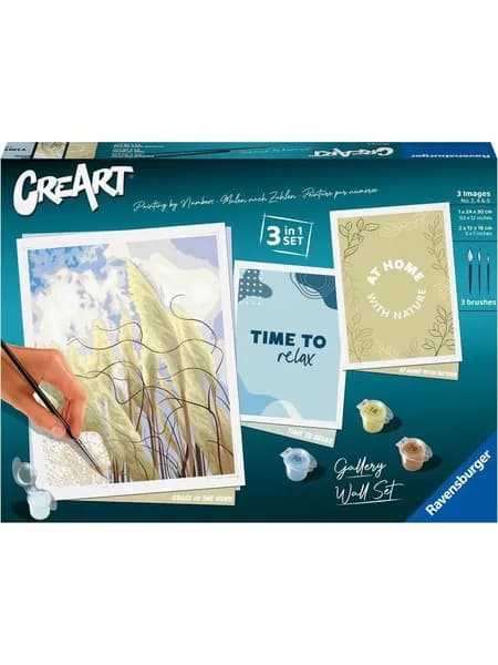 Ravensburger Malen nach Zahlen CREART Trend Gallery Wall Set Nature набор для рисования