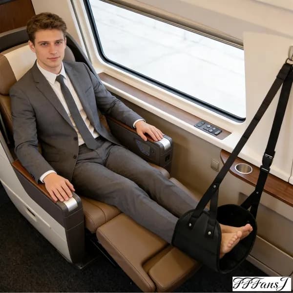 Эксклюзивный гамак для ног авиапутешественника