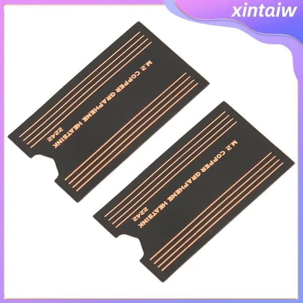 Термопад для 2242 SSD, Медь и графен, эффективный для ноутбуков