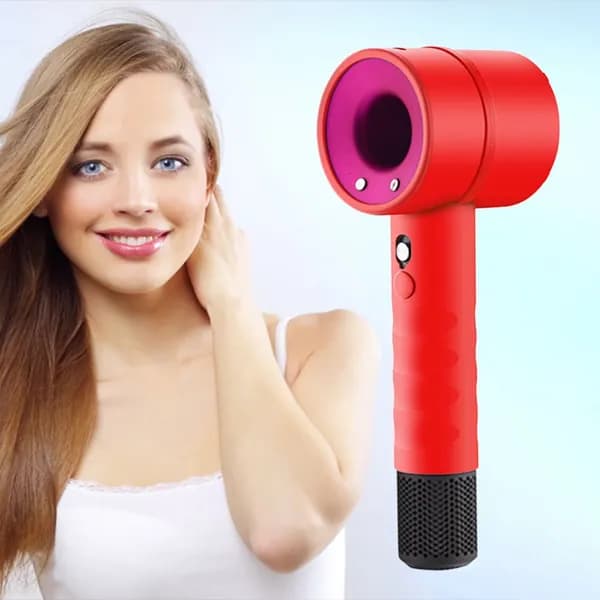 Силиконовый антискользящий чехол для фена Dyson HD01/HD03/HD08, красный