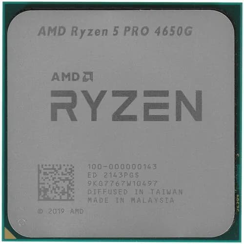 Процессор AMD Ryzen 5 PRO 4650G OEM (100-000000143) - AM4, 6 x 3.7 ГГц, L2 - 3 МБ, L3 - 8 МБ, 2хDDR4-3200 МГц, AMD Radeon Vega 7, TDP 65 Вт