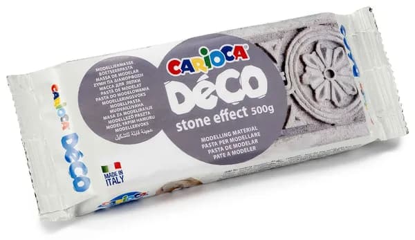 Carioca Масса для лепки, Deco, отвердевающая 500 г серый 30996/41