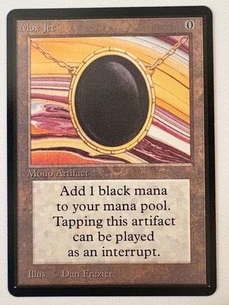 Коллекционная карточная игра MTG Mox Jet