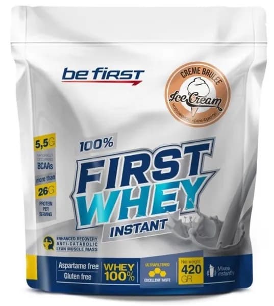 Сывороточный протеин (Крем Брюле) Be First First Whey Instant 420 гр