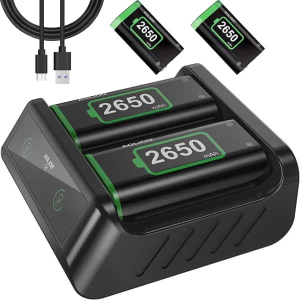 Зарядная станция Xbox Series S/X - Xbox One Charging Dock+2 шт АКБ 2650 mAh