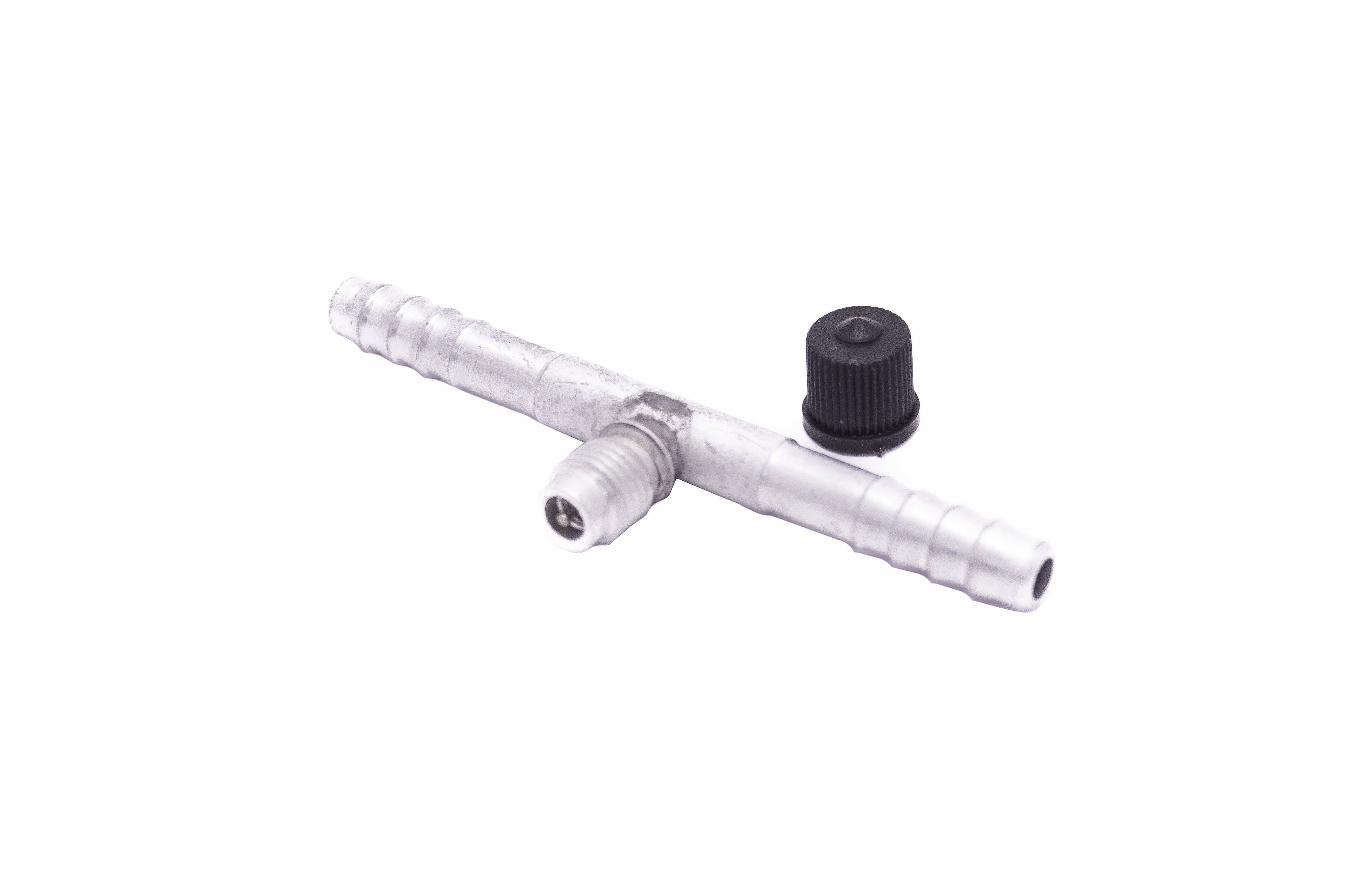 Фитинг G6 (8мм) 180 вставка R-12 (Splicer) (алюминий)