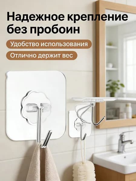 Рейлинг для кухни, ванной х 6 см х 6 см 1 предм. abs пластик прозрачный