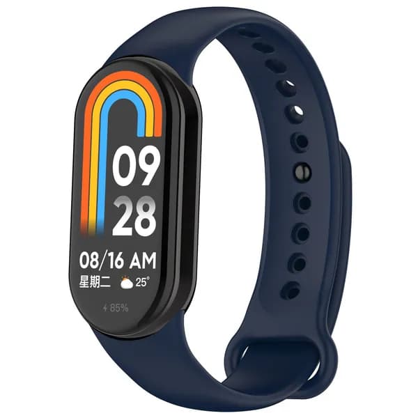 Ремешок силиконовый для xiaomi band 8/9 синий