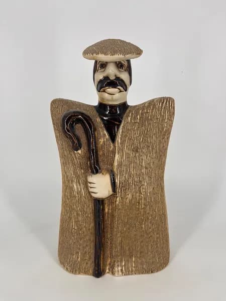 Штоф графин "Пастушок", 30 см, 2002, керамика, винтажу, коллекционирование
