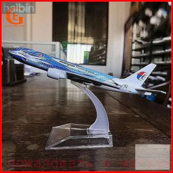 Металлическая модель Боинга 777 Malaysia Airlines, авиакомпании Малайзии-XY