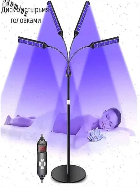 Текстовый редактор - Новый заголовок товара: Лампа для загара дома LED, 35Вт, синий свет 460-490нм