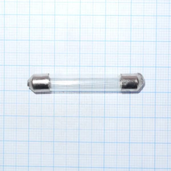 Предохранитель ПК-45, 7x45mm, 1,0A, 250V, стекло.