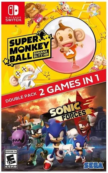 Игра Sonic Forces + Super Monkey Ball- BananaBlitz HD (Nintendo Switch, Английская версия)