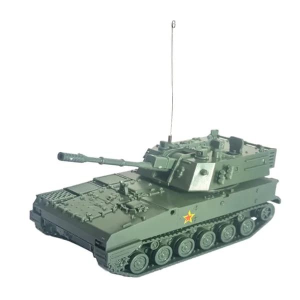 Модель танка 1:72, 4D, сборная, зеленая, 9.8x4.5x5 см, для коллекционирования и декора