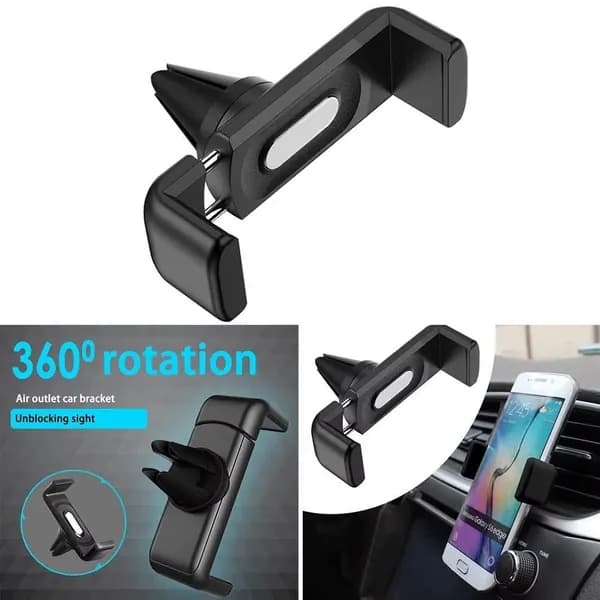Автомобильный держатель для смартфонов, крепление на вентиляционную решетку