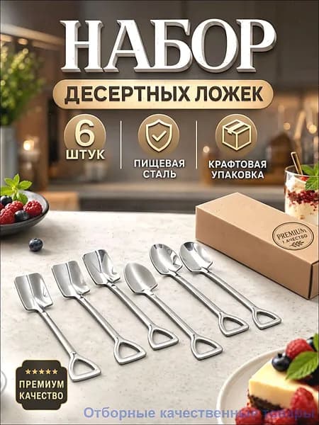 Ложка чайная серебристый