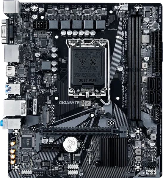 Gigabyte H610M S2H V2, LGA 1700, DDR5, Материнская плата