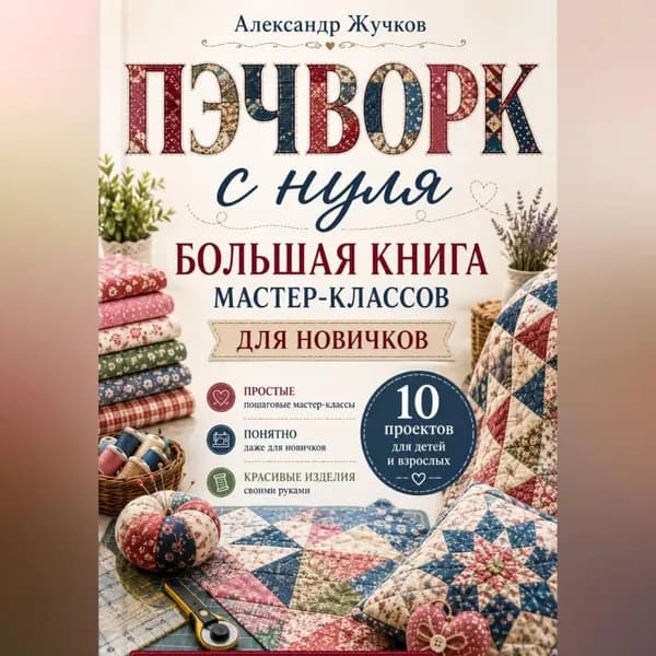 Пэчворк с нуля. Большая книга мастер-классов для новичков. | Жучков Александр | Электронная аудиокнига