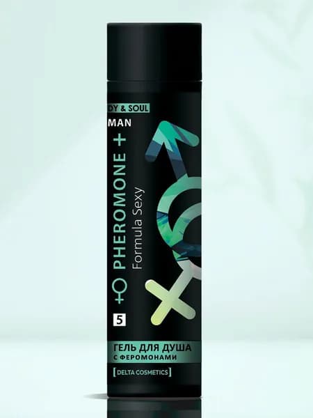 Гель для душа мужской с феромонами Formula Sexy №5 (Delta parfum), 250 мл